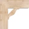 Ekena Millwork Funston Block Smooth Bracket w/ Offset Brace, Douglas Fir, 7 1/2"W x 20"D x 20"H BKT0806X20X20FST05SDF - alternate 2